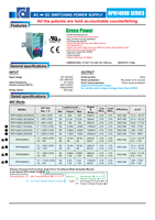 Reignpower 480W 10A 48V affichage numérique alimentation sur Rail DIN 480W puissance de sortie unique 48v alimentation cc alimentation PFC