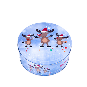 Giáng Sinh Cookie Tins /Holiday In Stackable Vòng Lồng Hộp Thiếc/Hoàn Hảo Bánh Kẹo & Lưu Trữ Quà Tặng Ăn Được - Product Image 2