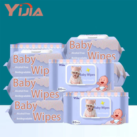 Toallitas Húmedas para Bebé Spunlace, Fórmula Hidratante, Aloe Vera Natural, Suaves y Absorbentes, Sin Alcohol, Cuidado Infantil, Proveedor OEM Personalizado