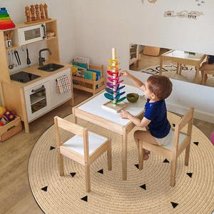 <span class=keywords><strong>Alfombra</strong></span> circular para gatear para niños, sala de estar, dormitorio, manta de noche, <span class=keywords><strong>alfombra</strong></span> minimalista Nórdica - Product Image 3