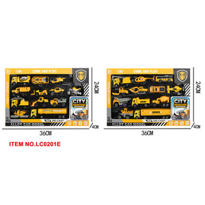 Ensemble <span class=keywords><strong>de</strong></span> 12 véhicules <span class=keywords><strong>de</strong></span> secours incendie miniatures à l'échelle 1:64, camions jouets d'urgence en alliage avec fonction <span class=keywords><strong>de</strong></span> roulement libre, styles variés - Product Image 2