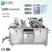 Machine de thermoformage automatique DTOP DPP-80 88 pour blisters, machine d'emballage de blisters pour capsules, comprimés et vers rouges