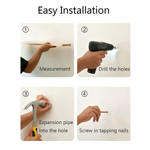 Étagère flottante en bois massif personnalisable avec éclairage - <span class=keywords><strong>Meuble</strong></span> <span class=keywords><strong>mural</strong></span> rustique pour la décoration intérieure et support de rangement pour <span class=keywords><strong>CD</strong></span> de galerie - Product Image 6