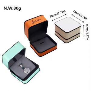 2026 New Creative Luxury Pet Sheet Pu Leather Box Sublimation Jewelry <b>Boxes</b> Blanks in Diy Design - Product Image 3