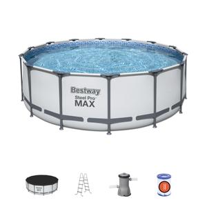 Bestway 2025 5612x gia đình kích thước vòng kim loại khung <span class=keywords><strong>PVC</strong></span> hồ bơi 4.27m x 1.22m hồ bơi ngoài trời công cụ & phụ kiện - Product Image 2
