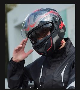 Lật lên mũ bảo hiểm xuyên biên giới nóng bán xe máy Mũ bảo hiểm, an toàn chứng nhận, tất cả các mùa sử dụng, nhà máy bán hàng trực tiếp <span class=keywords><strong>Dot</strong></span> tiêu chuẩn - Product Image 3