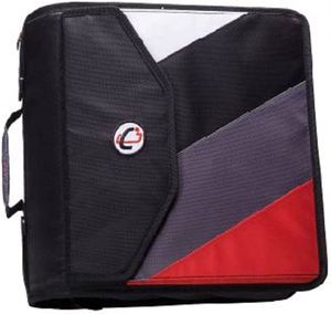 ซิปบินเดอร์ขนาดโรงงานพร้อมห่วงรูปตัว D 3 ห่วง ขนาด 4 นิ้ว ยี่ห้อ Case-it Factory Wholesale พร้อมแฟ้ม 5 ช่อง สีแดง - Product Image 6