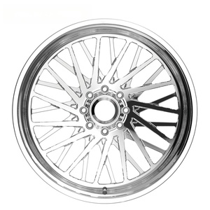 Rines de Aluminio Forjado de Perfil Bajo para Camioneta, 20-26 Pulgadas, 14J, Acabado Brillante Pulido, Multirradio, Ajuste Personalizado para F250 Bronco - Product Image 2