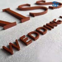 Lettres 3D pour enseignes commerciales, logo, enseignes murales intérieures pour restaurants, devantures de magasins, lettres en acier inoxydable, logo métallique extérieur personnalisé