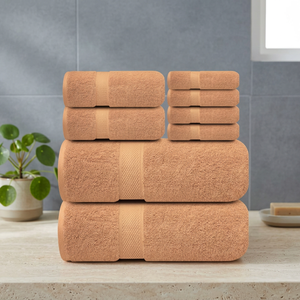 Ensemble de serviettes de bain en coton ultra douces, jetables, à séchage rapide, couleur unie, rectangulaires, tissées, respectueuses de la peau, pour usage domestique, adultes - Product Image 1