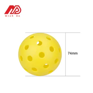 USAPA Approved 40 Holes Pickleball Glowing At Night LED Luminous Pickleball