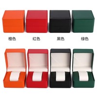 02 Kotak Jam Tangan dan Tas Pabrik Kotak Hadiah Jam Tangan Mewah Asli Desain Minimalis Hitam Biru