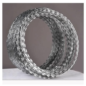 Vente directe d'usine, <span class=keywords><strong>fil</strong></span> <span class=keywords><strong>barbelé</strong></span> en <span class=keywords><strong>fer</strong></span> galvanisé <span class=keywords><strong>de</strong></span> haute qualité, différents styles disponibles pour clôtures <span class=keywords><strong>de</strong></span> sécurité et usage pénitentiaire - Product Image 3