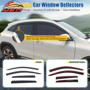 Déflecteurs de pluie adhésifs à profil bas pour Audi Q3 19-25 - Product Image 3