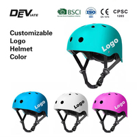 Casques de vélo ajustables pour adultes et enfants certifiés CE EN1078 CPSC - Couleur noire pour le skateboard, le cyclisme et le roller