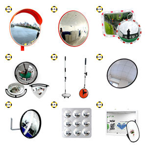 Jessubond дорожные принадлежности безопасное зеркало для слепых зон пластиковое формовочное выпуклое зеркало - Product Image 1