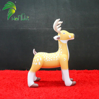 2025 cerf debout en PVC personnalisé gonflable avec jouet de dessin animé gonflable grinçant Sph