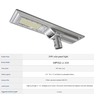 Lampadaire solaire LED haute puissance pour extérieur, étanche, pour route et rue - Product Image 2