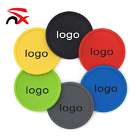 Vente flash - Sous-verres ronds en silicone de qualité alimentaire, antidérapants, isolants thermiquement, pour tasses à thé, tasses à café, idéaux pour les cadeaux
