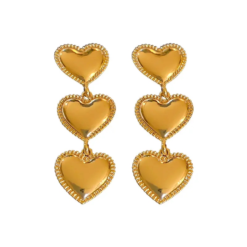 Love long tassel earrings French high class earrings Fashion everything temperament earrings