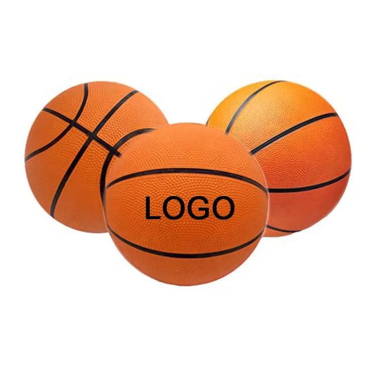 China manufacturer wholesale promotion basketball custom variety size 1/2/3/4/5/6/7 basketball color balls for kid's sport games