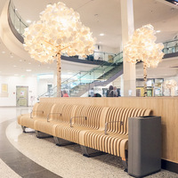 Meubles de loisirs d'intérieur personnalisés, chaises en forme d'arbre pour centres commerciaux, sièges pour aéroports, canapé, bancs créatifs pour l'extérieur