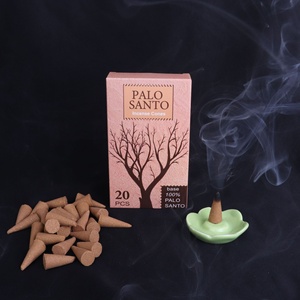 Nhang trầm hương cây xô thơm trắng nguyên liệu, dạng tháp, dùng trong trị liệu hương thơm - Product Image 4