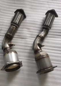 Convertisseur catalytique à haut débit et à prix avantageux Euro4 Euro5 Euro6 400 cellules à montage direct avec substrat céramique pour Porsche Cayenne 4.8L - Product Image 5