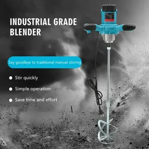 Mezclador Eléctrico Portátil KHC con Motor de Escobillas, 6 Velocidades Ajustables, 1000W, 110V/220V, 50Hz/60Hz, para Pintura, Lodo, Cemento, Masilla y Polvo - Product Image 5