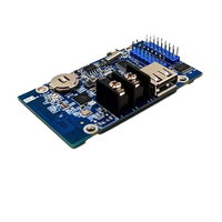 Controlador HuiDu con pantalla LED deslumbrante de último color, sistema de Control LED U-Disk inalámbrico WiFi para pantalla LED Dintel, novedad de