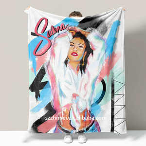 بطانية سيلينا مخصصة بتصميم عصري جديد لعام 2024، بطانية ناعمة من الفلانيل - Product Image 6