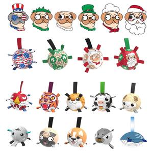 KINYU orijinal çevre dostu PU naylon köpek ücretsiz pompa ile futbol topu oyuncak interaktif futbol evcil hayvan malzemeleri sıcak ev hayvanı ürünü - Product Image 5