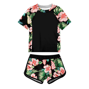 Conjuntos de Trajes de Baño de Manga Larga para Niños, Protección Solar, Trajes de Baño Coloridos para Niños, Ropa de Playa - Product Image 5