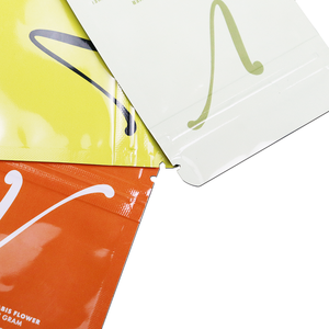 Kunden spezifische <span class=keywords><strong>3</strong></span>-seitige Dichtung <span class=keywords><strong>3</strong></span>, 5 7g 1 Unze Kunststoff-Reiß verschluss Geruchs sicherer Stand-Up-Beutel Lebensmittel lagerung Kleine Verpackung Mylar-Taschen - Product Image 3
