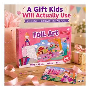 Toy Store Foil Picture Set Combines <b>Large</b> Retail <b>Box</b> Glitter Films Character Cutouts Home Activity for Boys Girls - Product Image 4