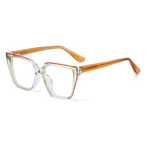 Lunettes anti-lumière bleue Cat Eye Hl-95025b pour femmes, monture PC, bordure intégrale, protection anti-lumière bleue, anti-radiation. - Product Image 1