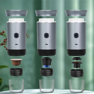 Wholesale <b>Portable</b> USB Espresso Machine 3-in-1 Capsule <b>Coffee</b> <b>Maker</b> Reusable Small Wireless Heating Plastic Home Camping Travel - Product Image 3