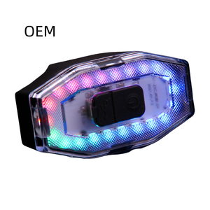 Nueva Luz Trasera LED Recargable por USB para Bicicleta, de ABS, Colores Personalizables, Impermeable, Luces de Advertencia para Bicicletas de Montaña - Product Image 1