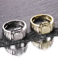 Bijoux CM Vente en gros Bijoux de mode Joyas Dernier Anillo De Plata Montre unique en platine de haute qualité Bague plaquée or 14 carats unisexe