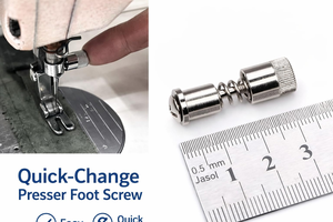 <b>Quick</b>-change Presser Foot Assembly Flat Spring <b>Clamp</b> Screw Set One Touch Feet Changer for Sewing Machine - Product Image 4