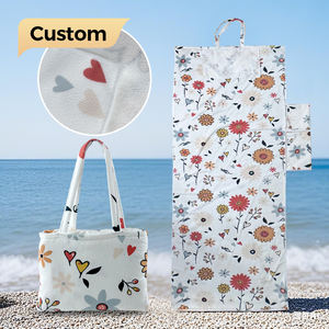 Sac fourre-tout pliable en polyester convertible portable avec multifonction pour les voyages d'été - Product Image 1