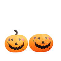 Promotion : Costume Gonflable Géant Citrouille PDYEAR pour Décoration d'Halloween, Sublimation Couleurs Vives, Double Couture, Imperméable
