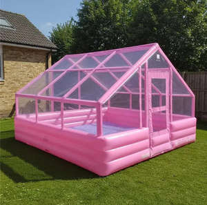 Juguetes Acuáticos <span class=keywords><strong>para</strong></span> Patio Trasero, <span class=keywords><strong>Piscina</strong></span> Transparente <span class=keywords><strong>con</strong></span> <span class=keywords><strong>Techo</strong></span>, <span class=keywords><strong>Piscina</strong></span> <span class=keywords><strong>Inflable</strong></span>, Piscinas Inflables Tipo Granero - Product Image 5