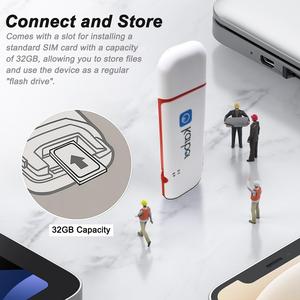 Módem WiFi USB Digital Karbor con Ranura para Tarjeta SIM, Adaptador 4G CarPlay, Compatible con 150 Mbps - Product Image 6