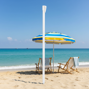 Palo di Ricambio in Acciaio per Ombrellone da Spiaggia 32x112 cm di Diametro, Sostituzione Perfetta per la Tua Struttura Ombreggiante da Esterno - Product Image 3