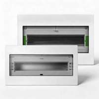 Boîte de distribution électrique en plastique JCH, indice de protection IP66, 6 prises, disjoncteur 2 voies MCB, fabriqué par des fabricants du Guangdong
