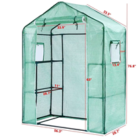 Mini serre de jardin extérieure portable en polycarbonate sur mesure