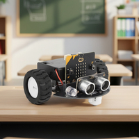 ACEBOTT OEM ODM Kit de Robótica Microbit para Educación STEM, Coche Robótico para Niños, DIY MakeCode, Codificación, 2WD, Control por APP, Kits de Robótica Microbit