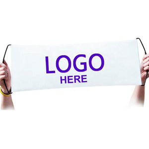 Bannière publicitaire personnalisée en polyester à transfert thermique pour la promotion, vente en gros à prix abordable - Product Image 1