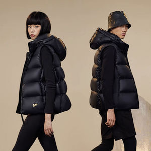 Mode pleine fermeture éclair femmes bouffant gilet veste équestre hiver chaud manteau cheval équitation gilet vers le bas sport Unsex gilet - Product Image 3